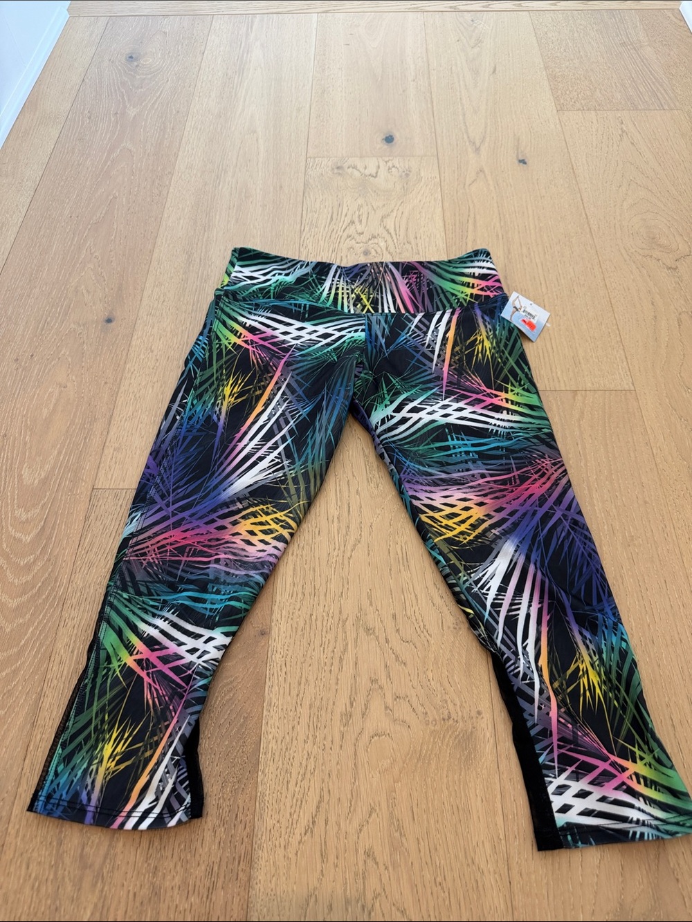 Onzie Multicolor Palm-Print Leggings